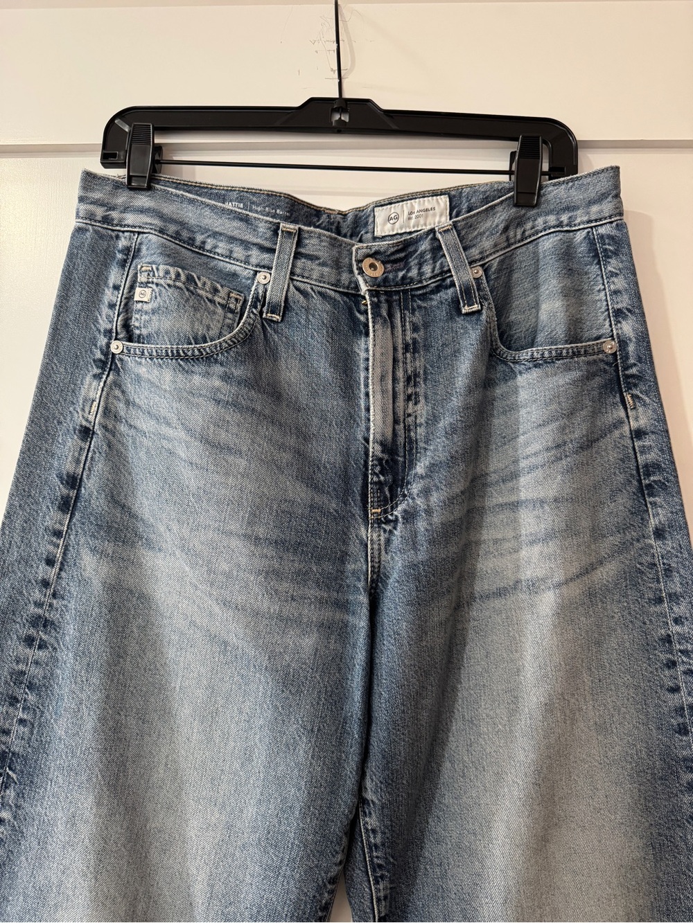 AG by Adriano Goldschmeid Hattie High Rose Barrel in Bari size 28 - Picture 7 of 8